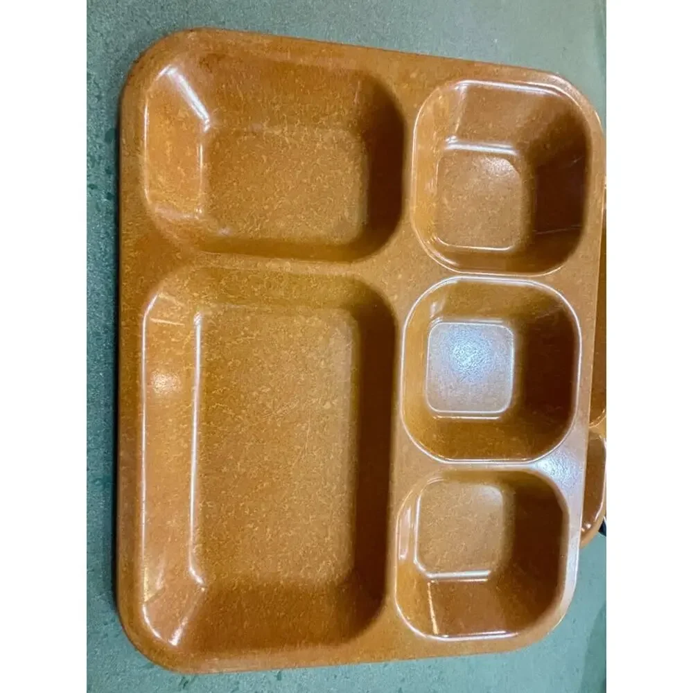 Vintage 1963 Halsey US Military Melmac Mess Tray Vietnam War Era